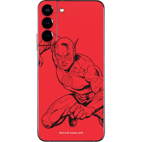 DC Comics The Flash Comic Pop Galaxy S22 Plus Skin
